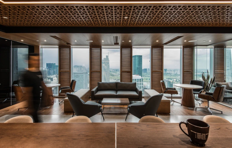 Striking geometric patterns are characteristic of Indochine spaces (Source: Internet) 