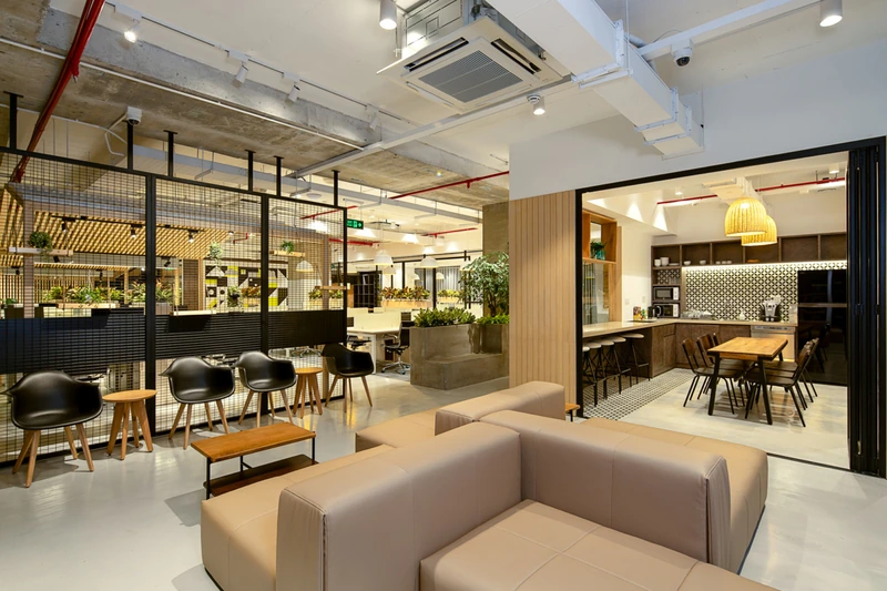 The co-working space in Indochine style (Source: Internet) 
