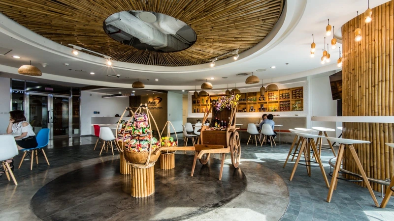 The co-working space in Indochine style (Source: Internet) 
