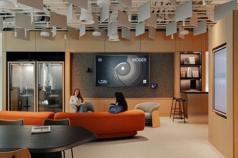 Smart technology is becoming a mandatory component of professional interior design for workspace