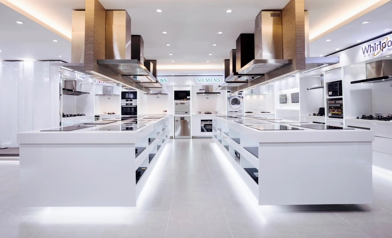 Mẫu thiết kế showroom thiết bị bếp (Nguồn: Internet)