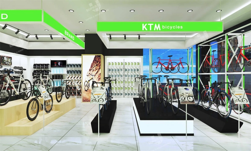 Mẫu thiết kế nội thất showroom xe đạp (Nguồn: Internet) 