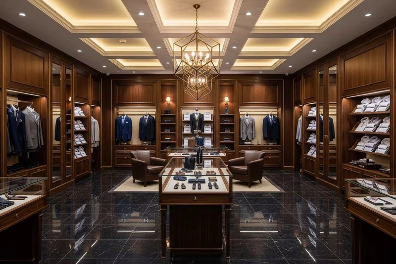 Mẫu showroom thiết kế kiểu kẻ ô (Nguồn: Internet) 