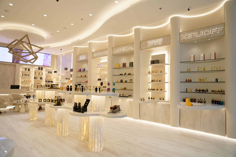 Mẫu thiết nội thất showroom nước hoa (Nguồn: Internet) 