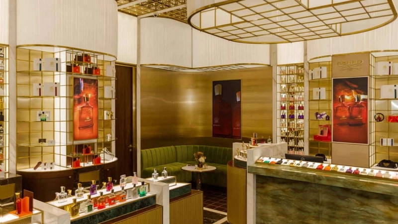 Mẫu thiết nội thất showroom nước hoa (Nguồn: Internet) 