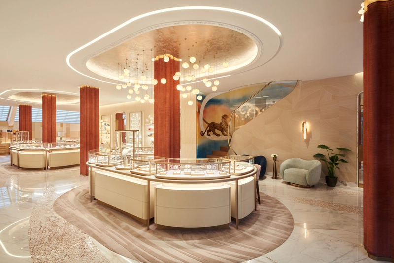 Mẫu nội thất showroom trang sức (Nguồn: Internet) 