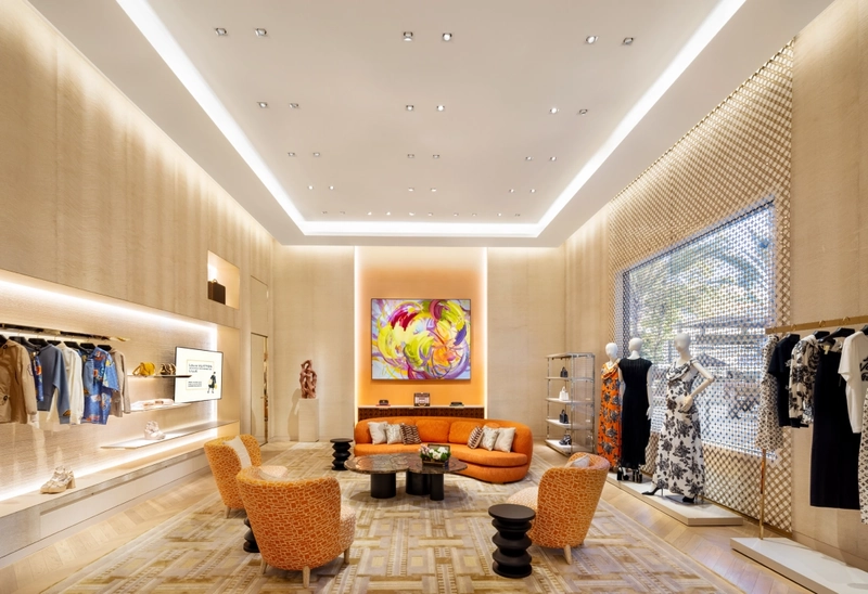 Mẫu nội thất showroom thời trang (Nguồn: Internet) 