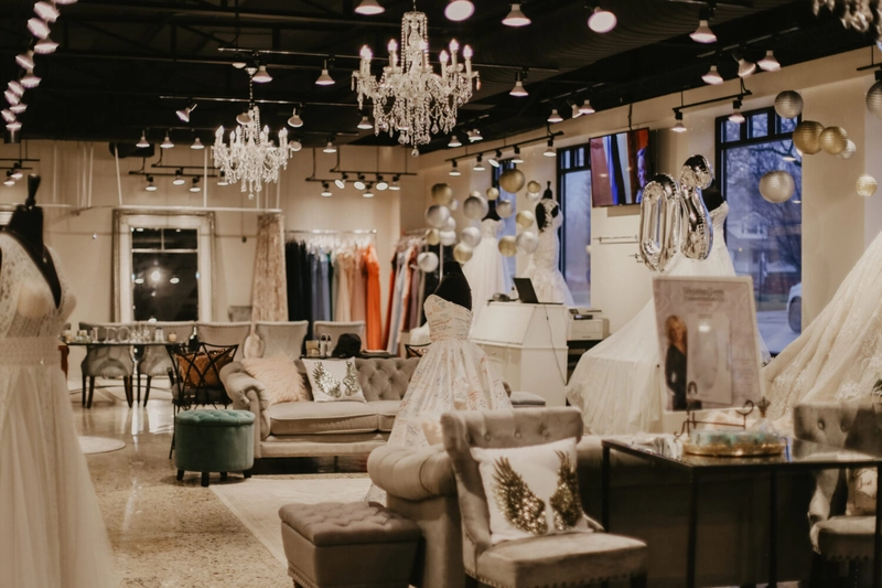 Mẫu nội thất showroom váy cưới (Nguồn: Internet) 