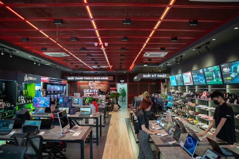 Mẫu thiết kế showroom máy tính, laptop (Nguồn: Internet) 