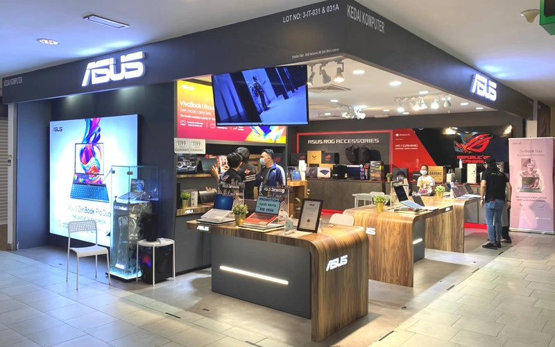 Mẫu thiết kế showroom máy tính, laptop (Nguồn: Internet) 