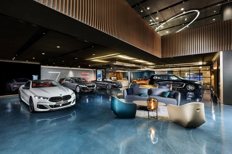 Mẫu thiết kế nội thất showroom ô tô cao cấp (Nguồn: Internet) 