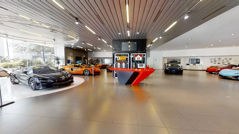 Mẫu thiết kế nội thất showroom ô tô cao cấp (Nguồn: Internet) 