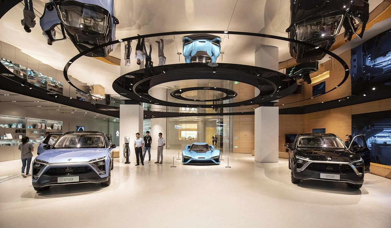 Mẫu thiết kế nội thất showroom ô tô cao cấp (Nguồn: Internet) 