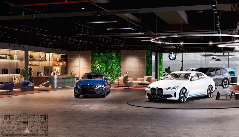 Showroom BMW-MINI Retail. Next Complex tại Biên Hòa, Đồng Nai (Nguồn: Internet) 