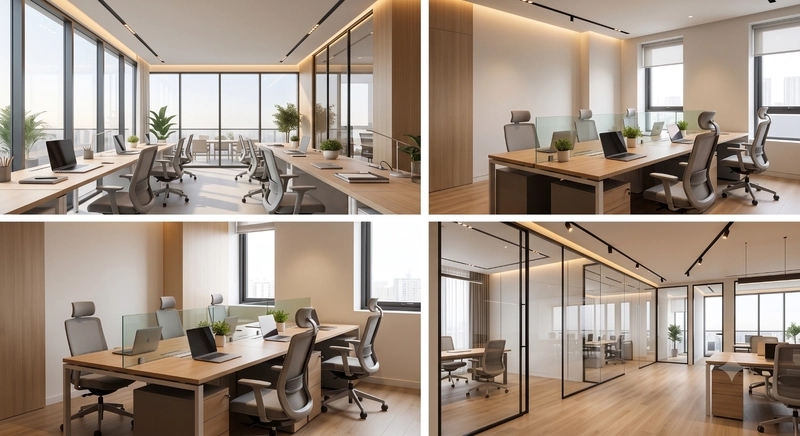 Mẫu thiết kế văn phòng 70m2